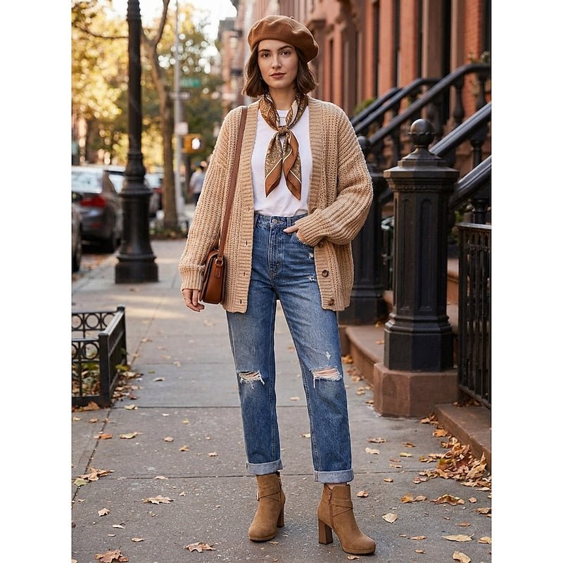 Renata | Buckle-Strap Block Heel Ankle Boots for Women