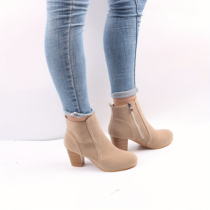Sienna | Vielseitige Wildleder-Stiefeletten mit Blockabsatz