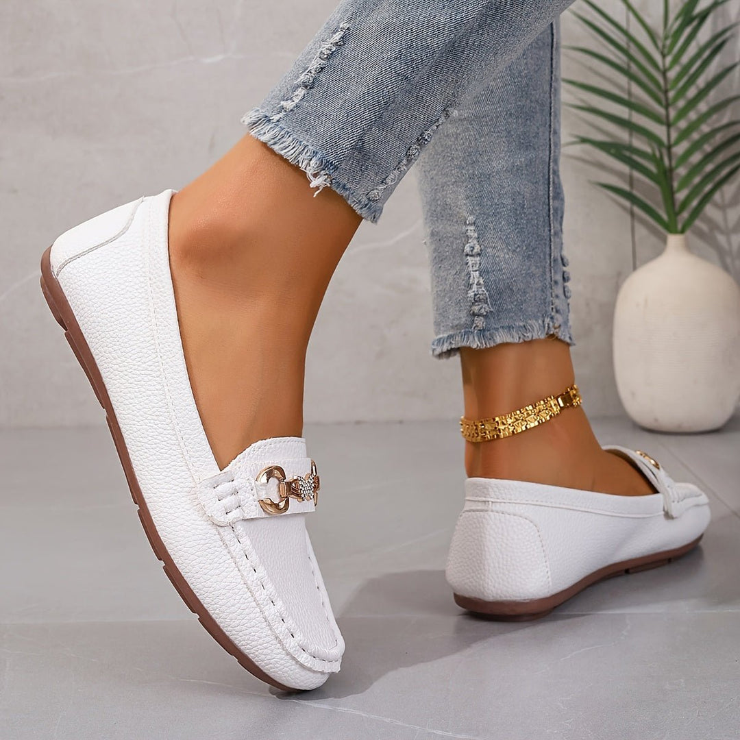 Nora | Buckle Loafers – Effortless Style for Women