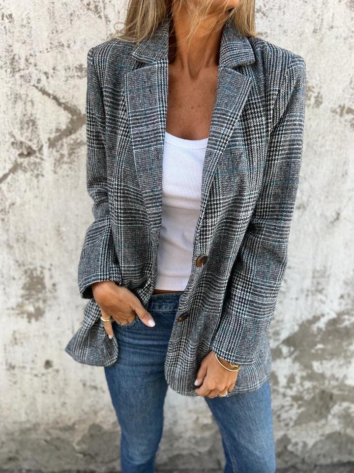 Daisy | Klassischer und vielseitiger karierter Blazer