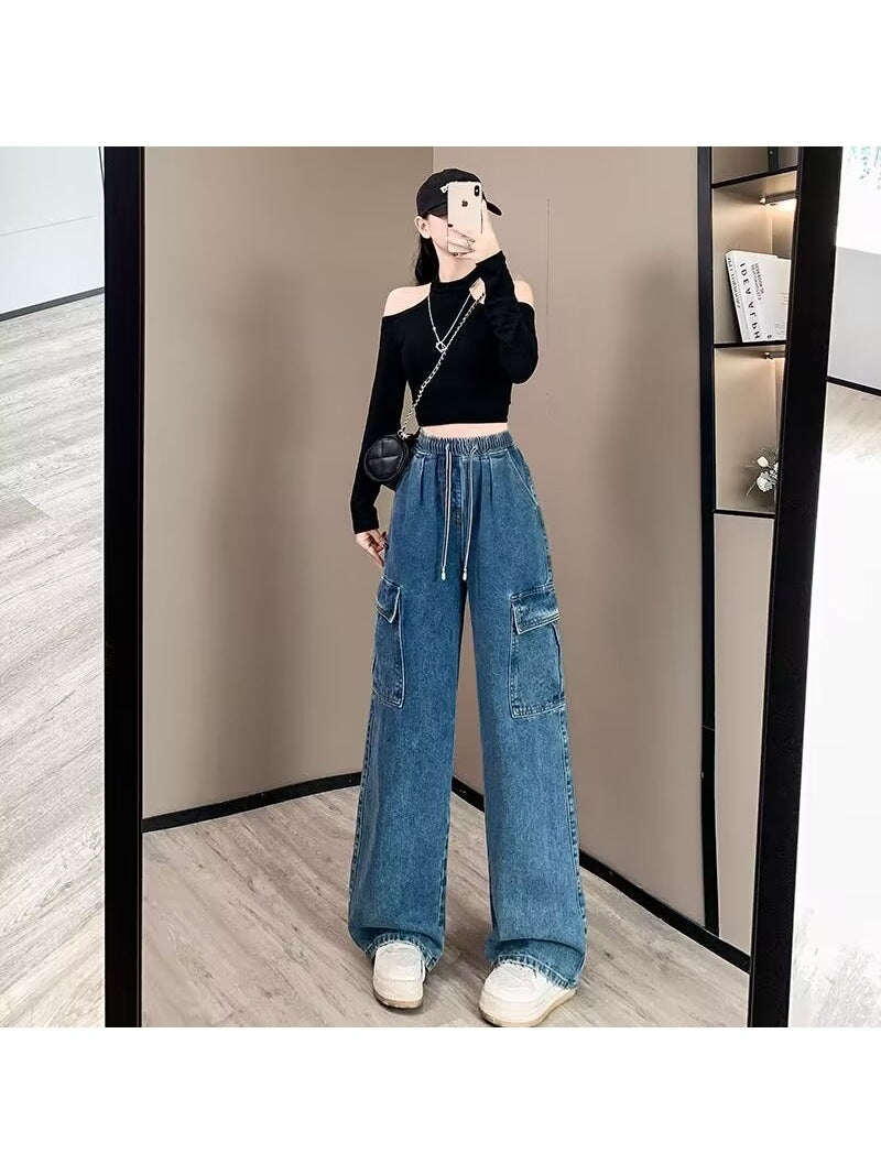Mandy | Stilvolle Denim-Cargohose für mühelosen Alltagskomfort