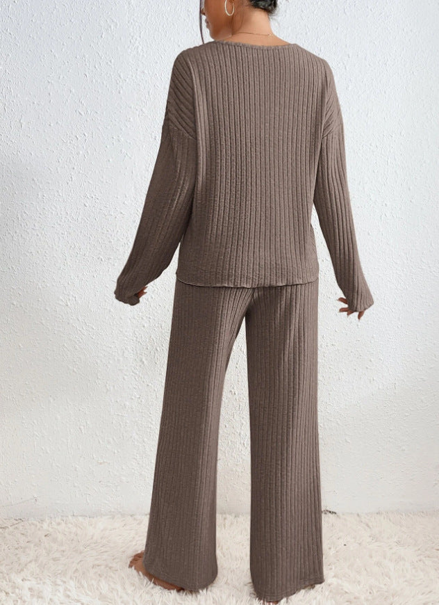 Nora | Elegante e confortevole completo in maglia a due pezzi