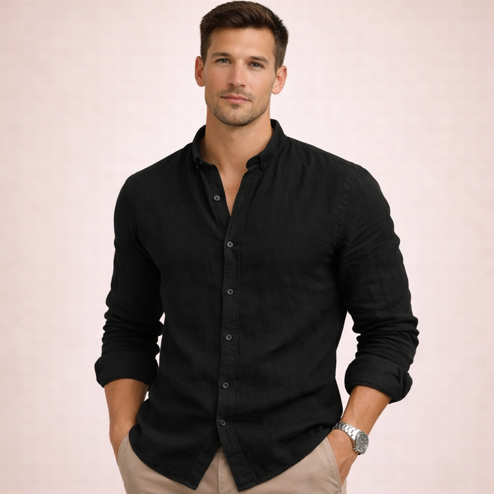 Robbins | Classic & Lightweight Men’s Linen Shirt