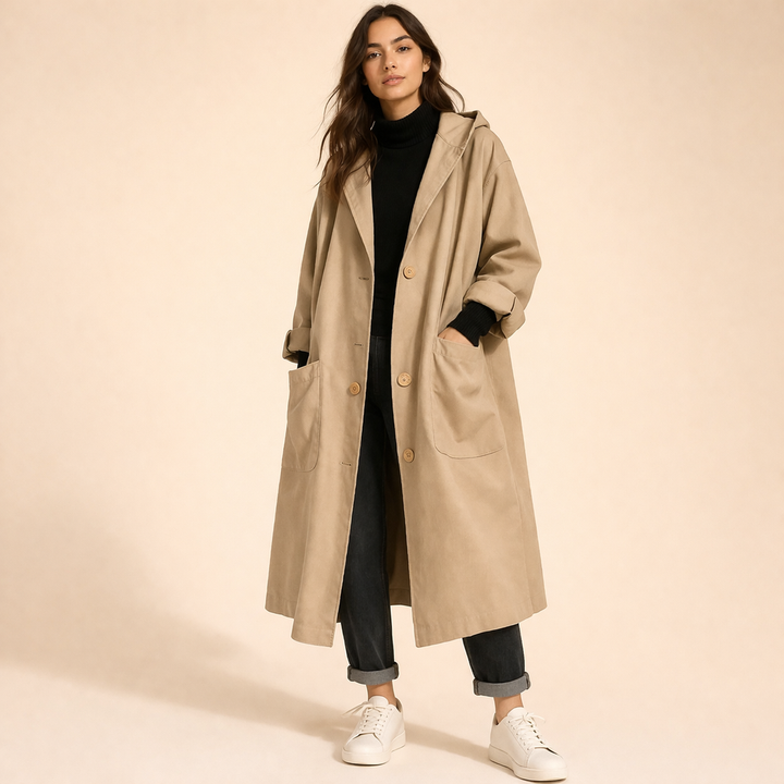 Jessica | Leichter und vielseitiger Oversized-Trenchcoat
