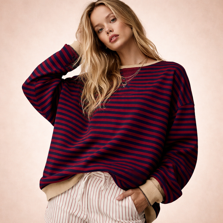 Sophia | Cozy And Stylish Oversized Sweatshirt