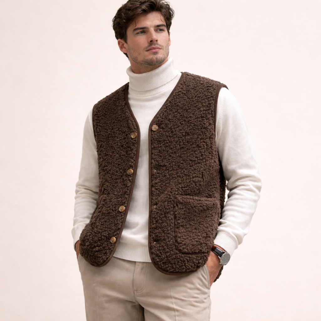 Ethan | Lightweight And Warm Men’s Lambswool Vest