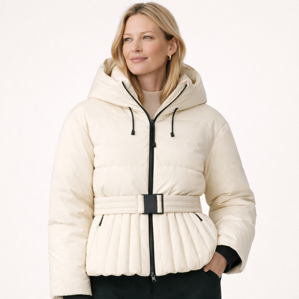 Aria | Elegant And Warm Women’s Peplum Ski Jacket