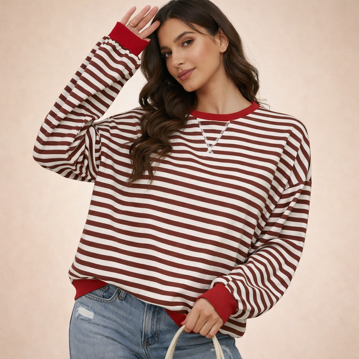 Sophia | Cozy And Stylish Oversized Sweatshirt