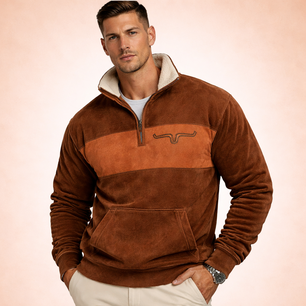 Noah | Cozy Modern Quarter Zip Sweater