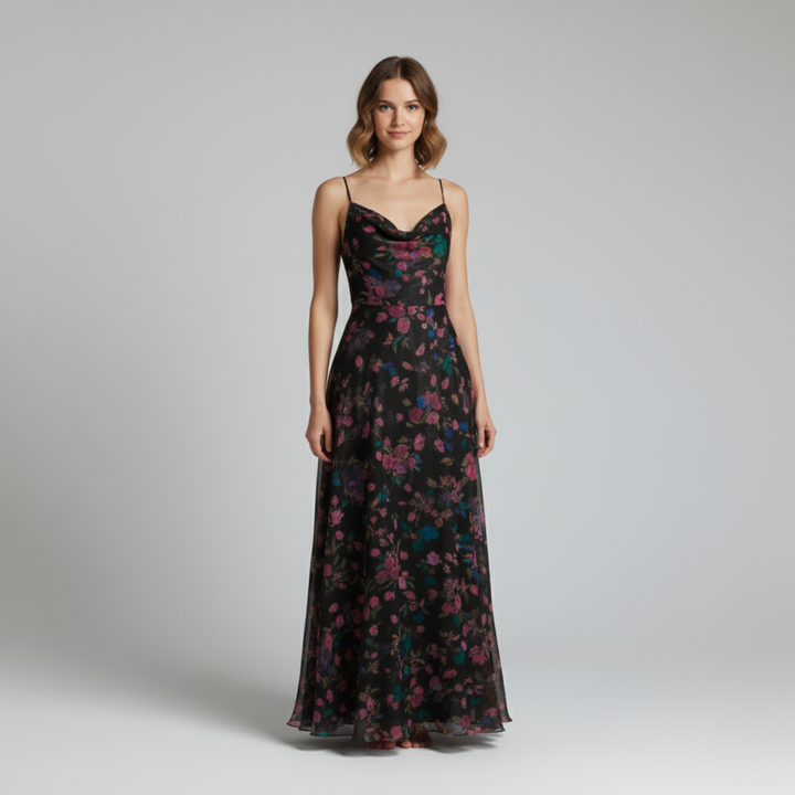 Lila | Blumiges Sommerkleid