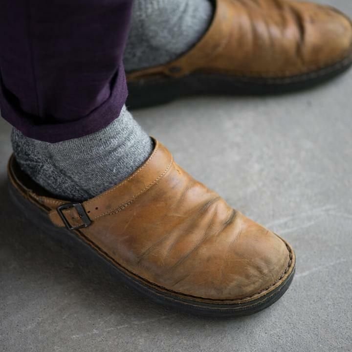 Daniel | Orthopädische bequeme Herrenschlappen