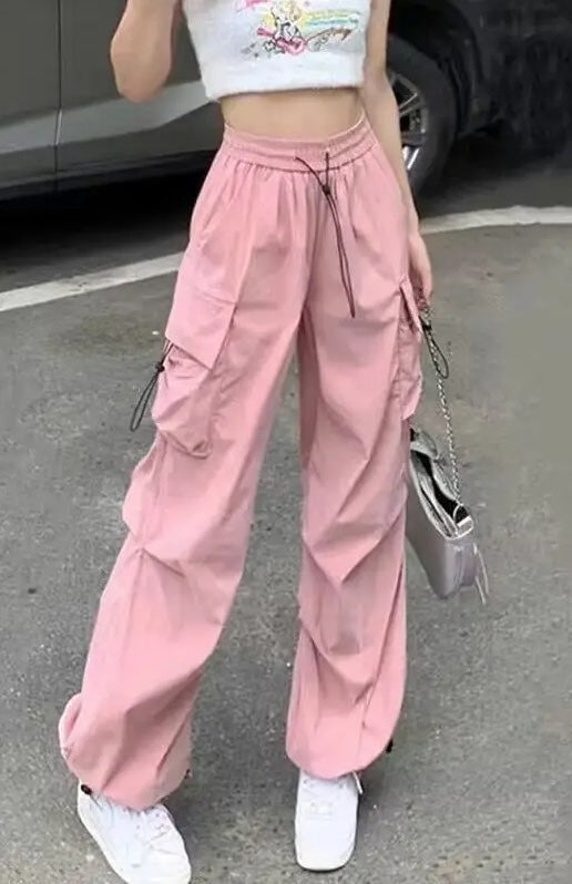 Katrin | Pantaloni cargo a gamba larga, alla moda e comodi