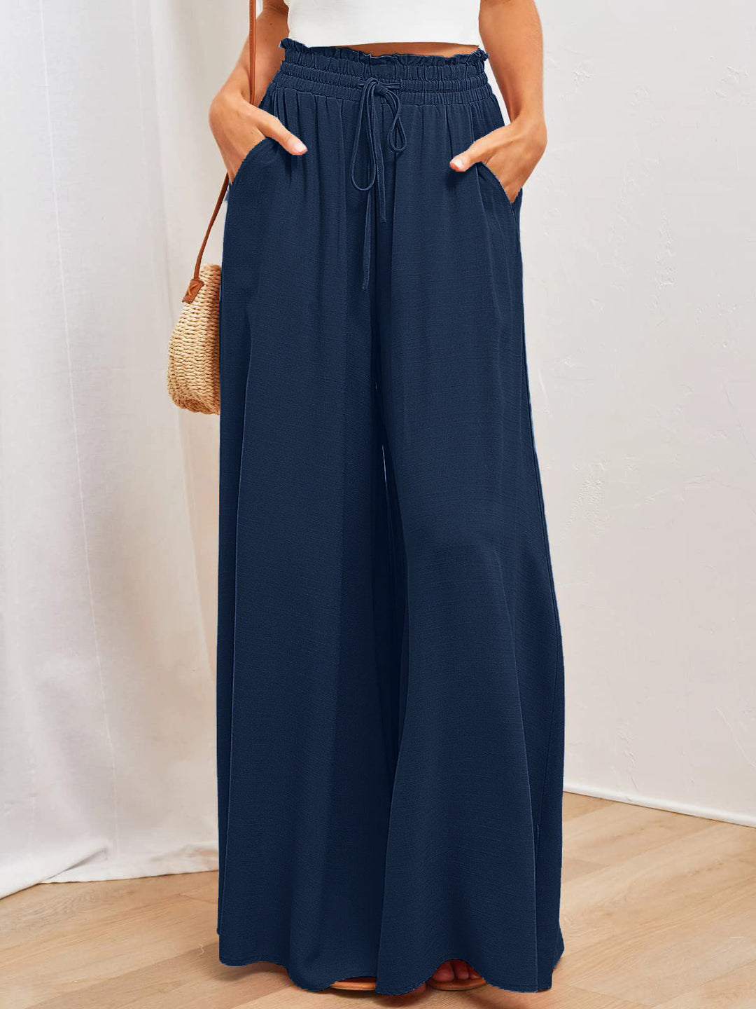 Victoria | Luftige Sommer-Palazzohose mit weitem Bein