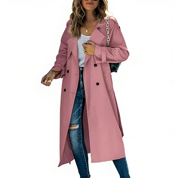 Sienna | Chic And Relaxed Double-Breasted Trench Coat