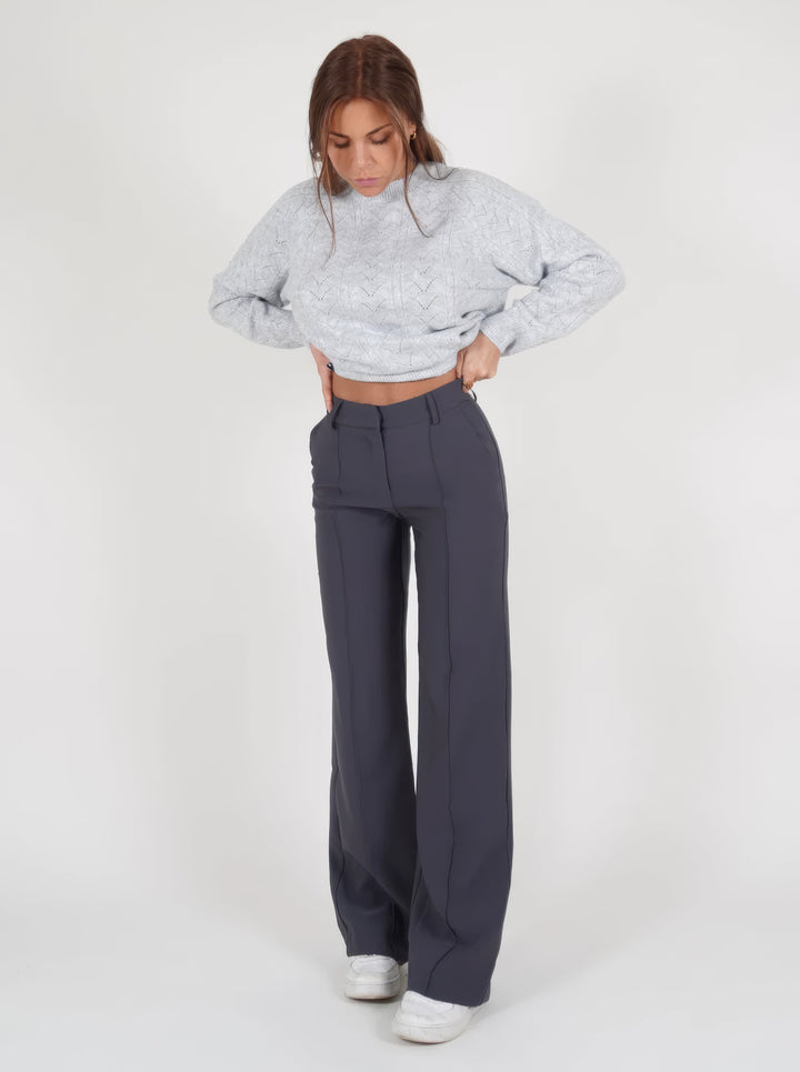 Eva | Versatile Modern Wide Leg Everyday Pants
