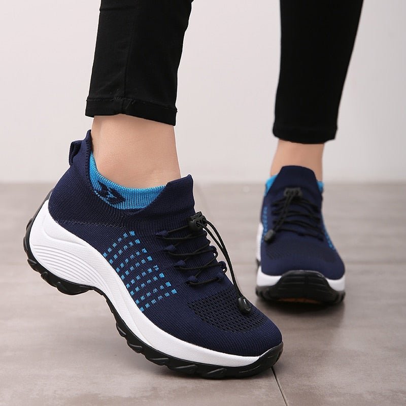 Lena | Orthopedic Sneakers – Comfortable Lace-Up Style for Women