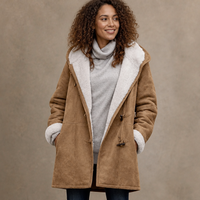 Victoria | Schicker und gemütlicher Dufflecoat mit Kapuze