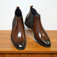 John | Zeitlose, hochwertige Chelsea Boots aus Leder für Herren