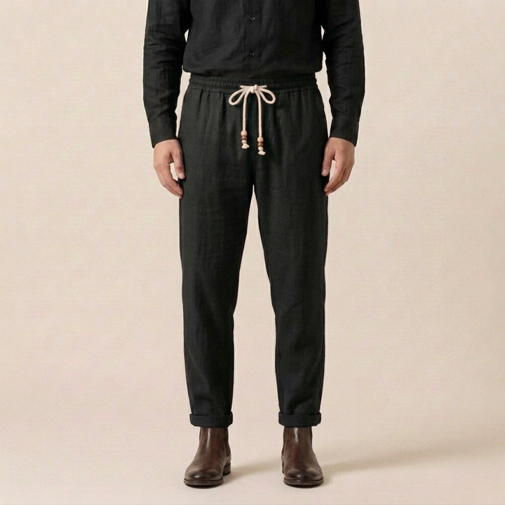 Michael | Elegant, Breezy & Versatile Linen Trousers