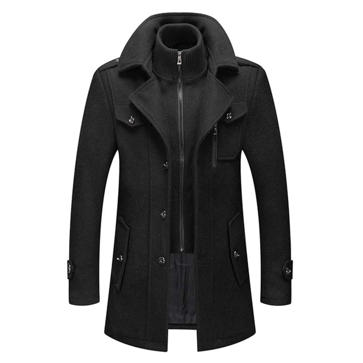 Lukas | Wool Coat – Slim Fit Winter Style for Men