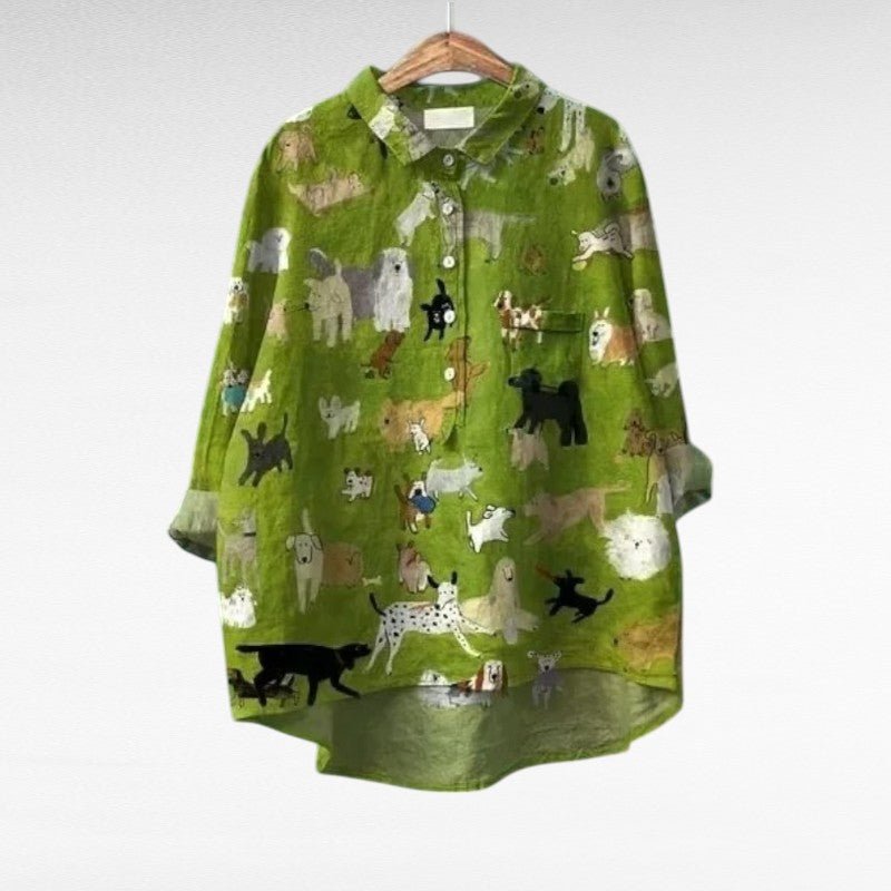 Rochelle | Animal Print Blouse – Modern Everyday Style for Women