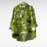 Sienna | Chic Animal Print Relaxed Lightweight Blouse