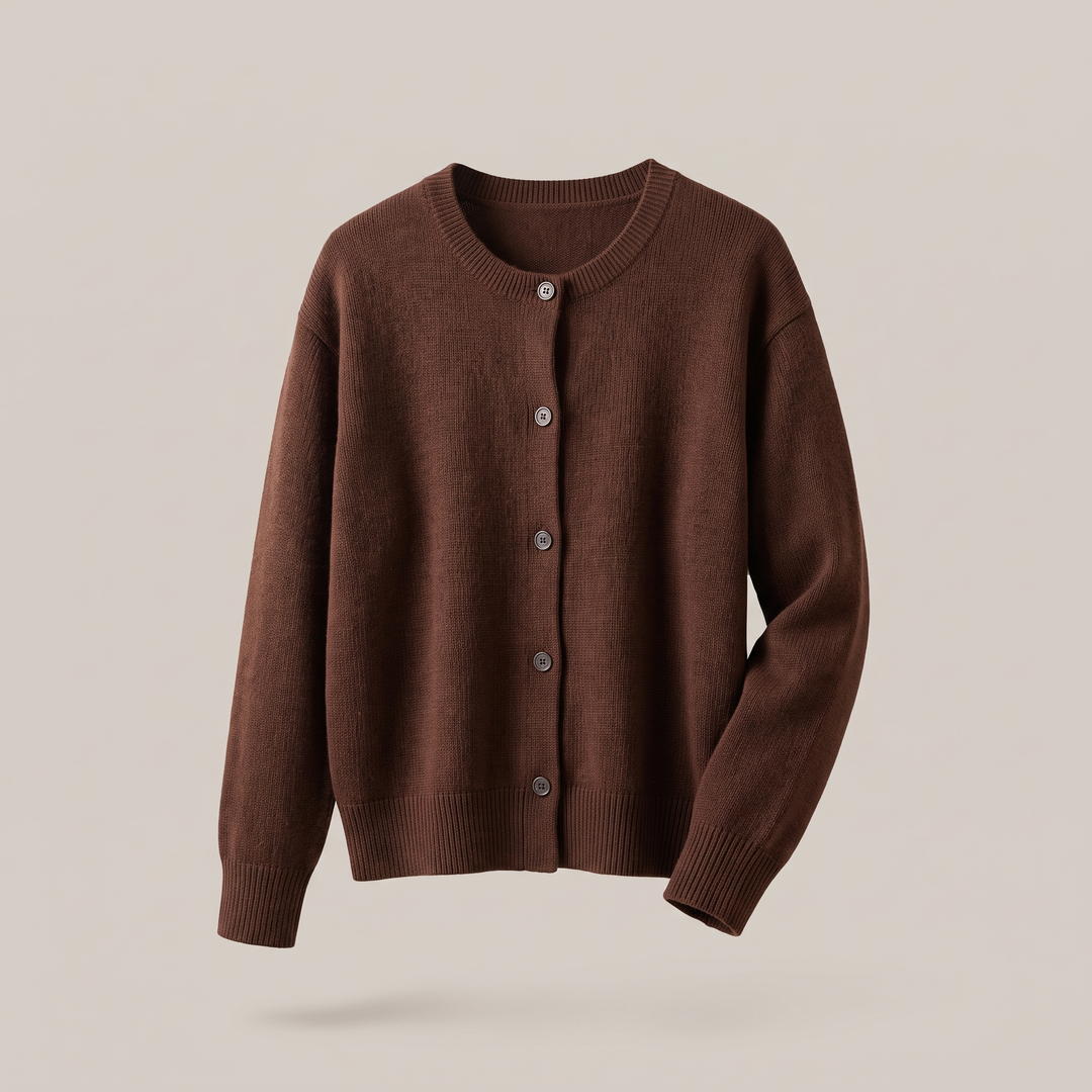 Fiona | Lightweight Mink-Cashmere Button Cardigan - image 3