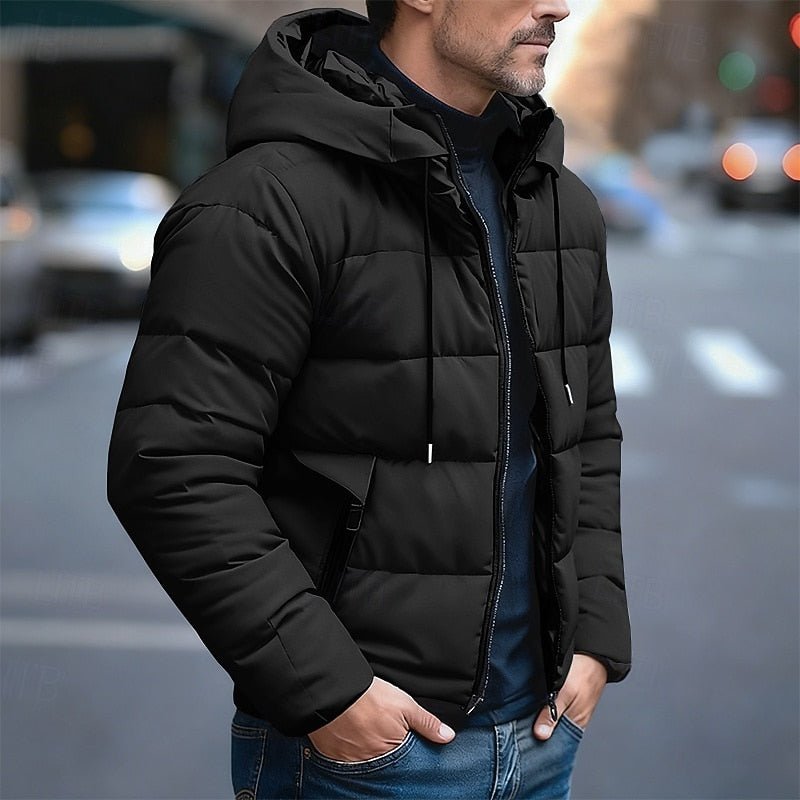 Nash | Gevoerde Hoodie Puffer Jas