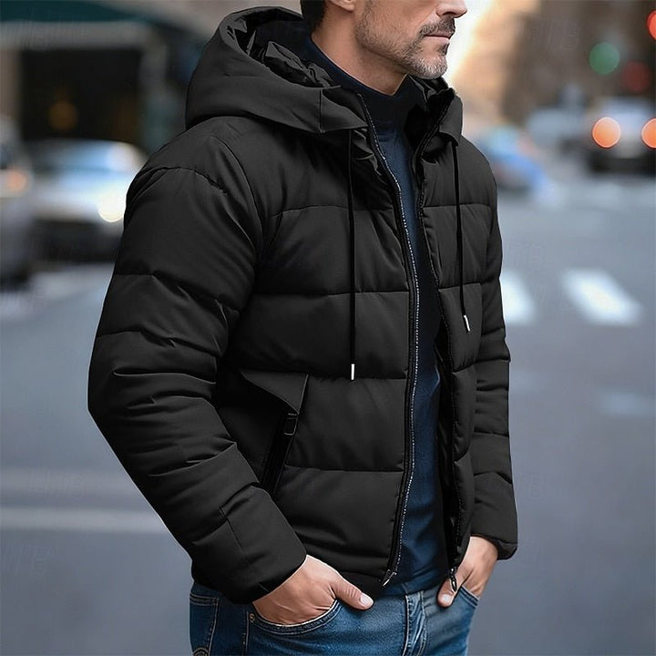 Nash | Gevoerde Hoodie Puffer Jas
