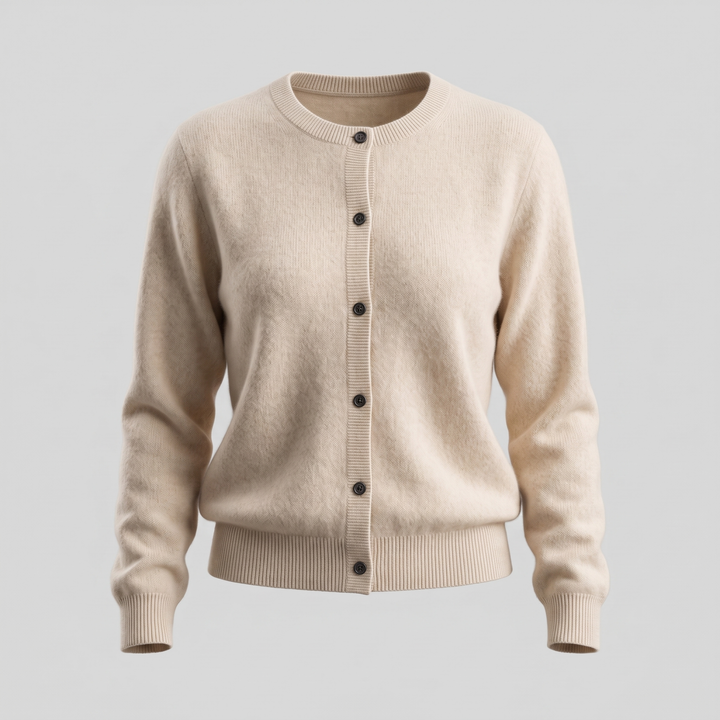 Fiona | Lightweight Mink-Cashmere Button Cardigan - image 5