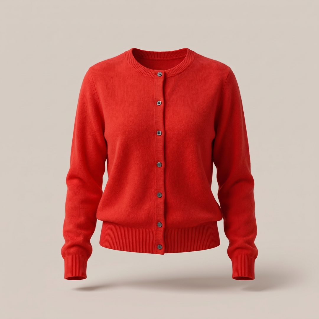Fiona | Lightweight Mink-Cashmere Button Cardigan - image 9