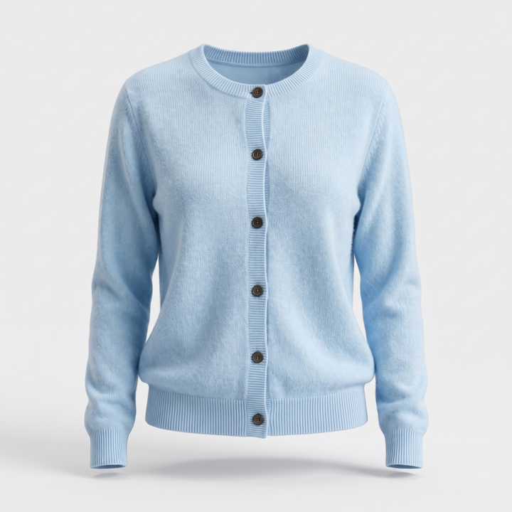 Fiona | Lightweight Mink-Cashmere Button Cardigan - image 12