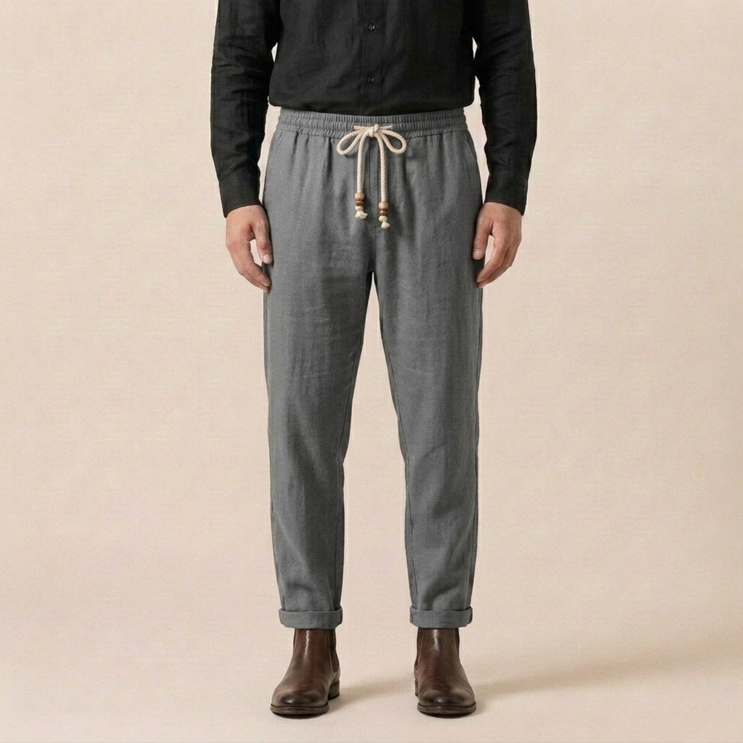 Michael | Elegant, Breezy & Versatile Linen Trousers