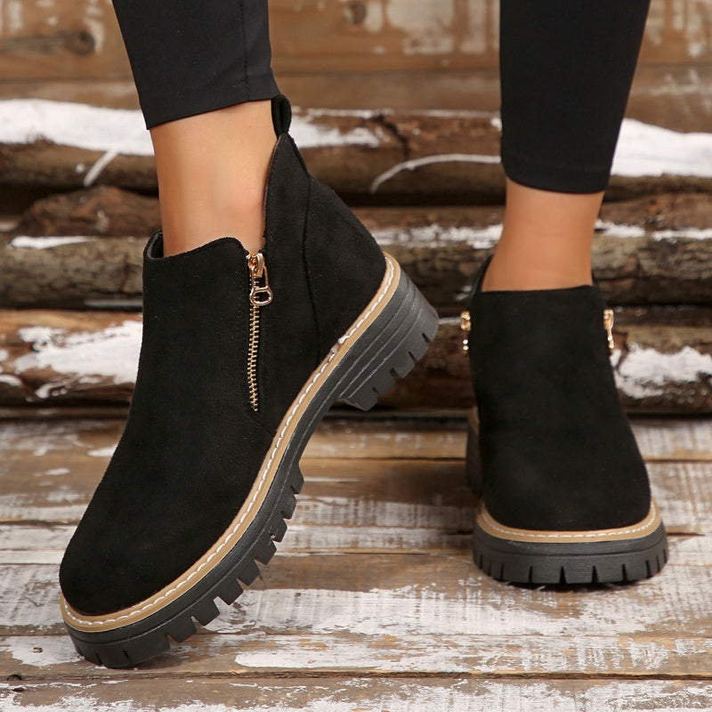 Charlotte | Moderne und vielseitige Plateau-Stiefeletten