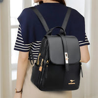 Alice | Elegant And Practical Leather Backpack