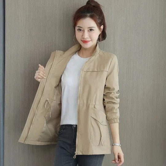 Roxanne | Waterproof Cinched-Waist Jacket for Everyday Style