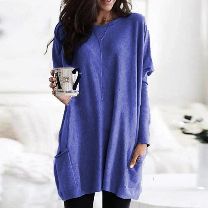 Harper | Gemütlicher, oversized Tunika-Pullover mit Taschen