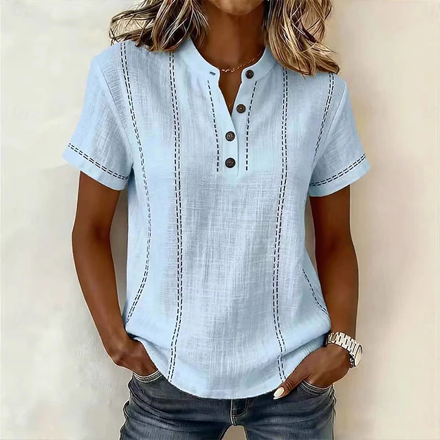 Corinna | Short-Sleeve Blouse – Timeless Style for Women