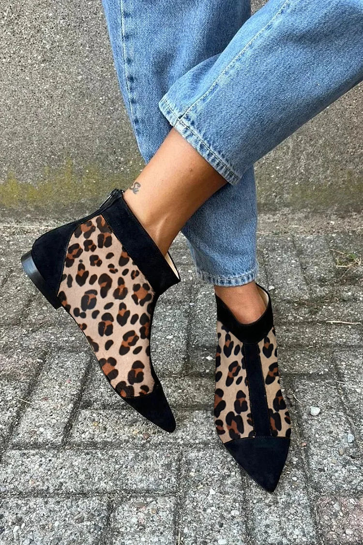 Alice | Schicke und vielseitige Ankle-Boots mit Leopardenmuster