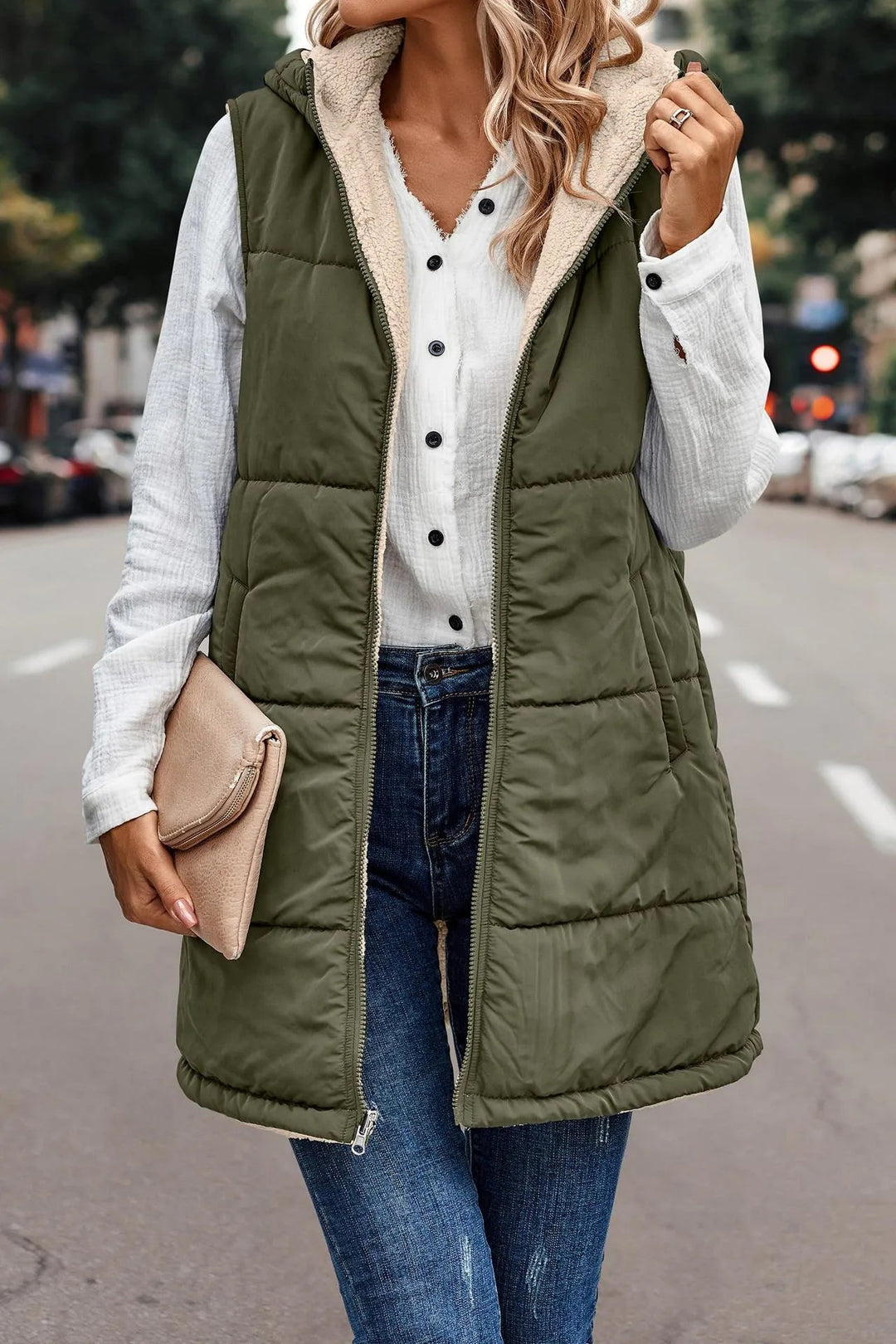 Manuela | Stylish And Casual Hooded Layering Vest
