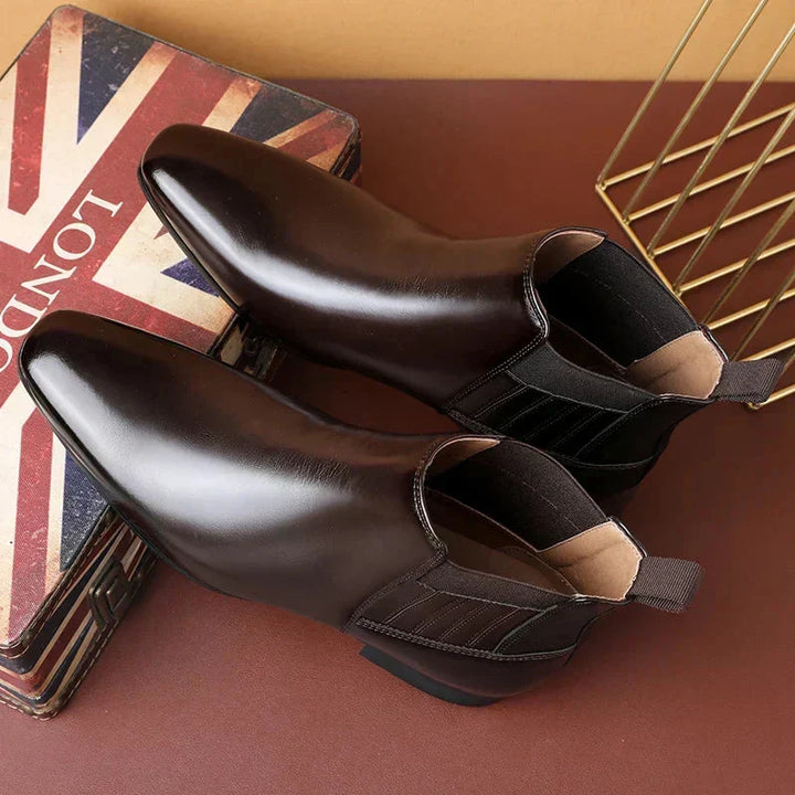 Dina | Sleek Pointed-Toe Chelsea Ankle Boots