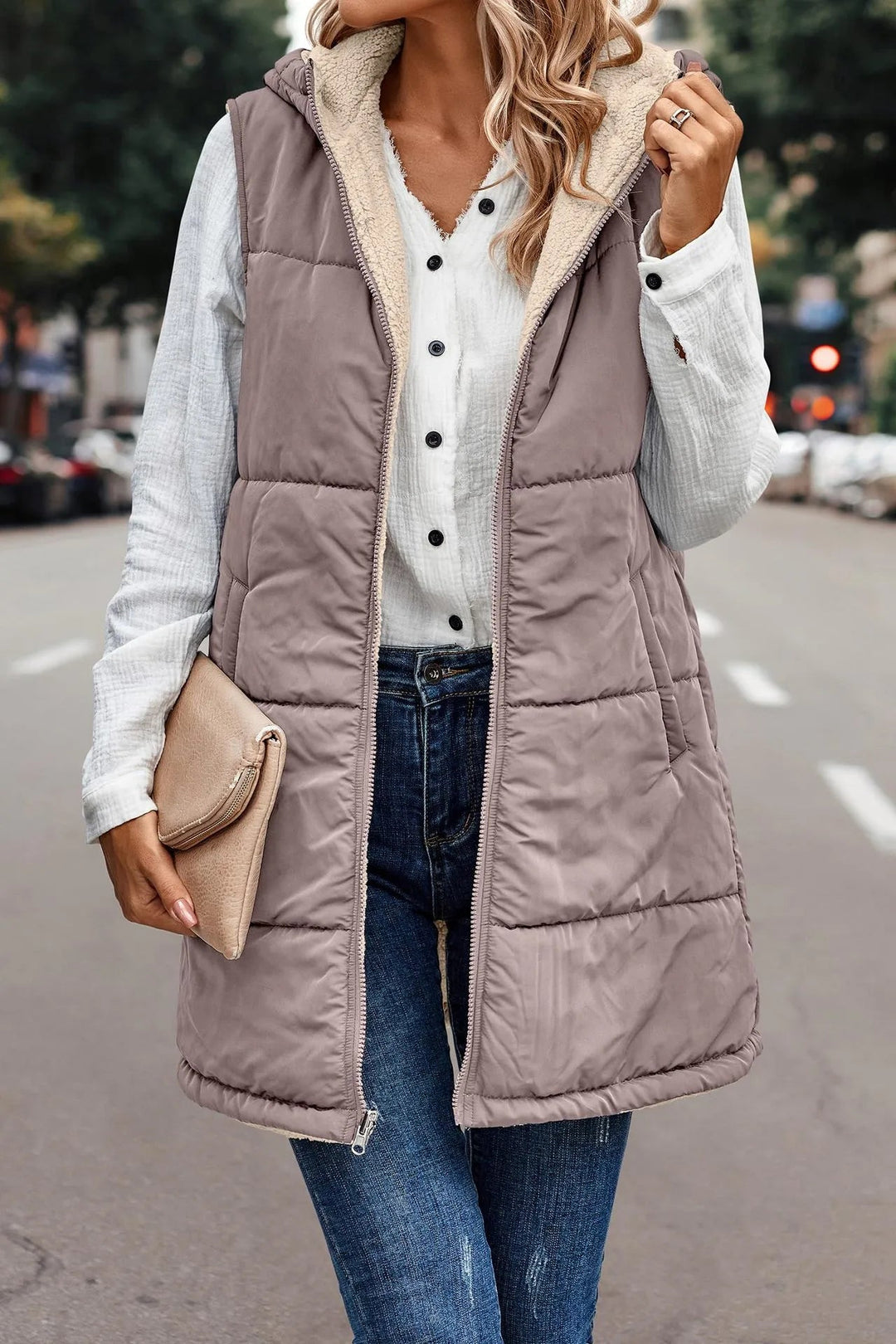 Manuela | Stylish And Casual Hooded Layering Vest