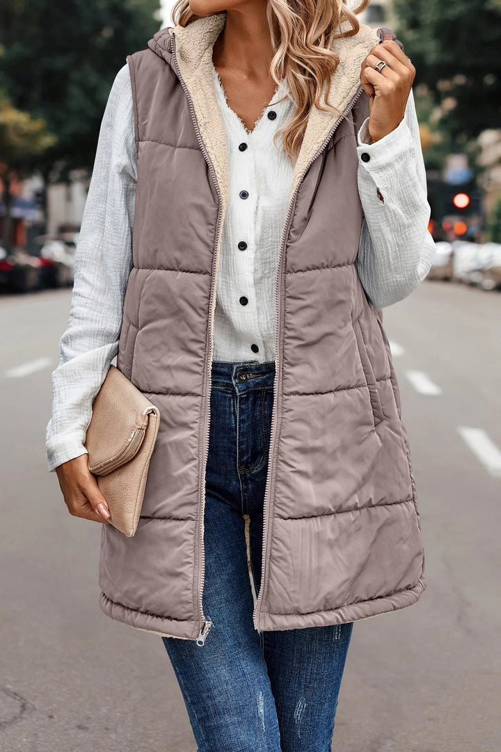 Manuela | Stylish And Casual Hooded Layering Vest