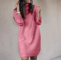 Isla | Kuscheliges Rollkragenpullover-Kleid für mühelose saisonale Eleganz