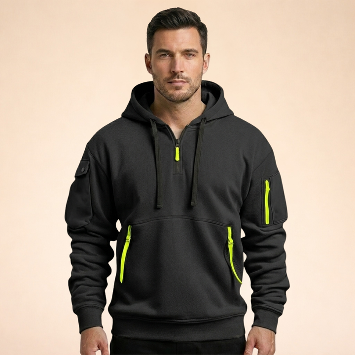 Daniel | Comfortable & Breathable Half-Zip Hoodie