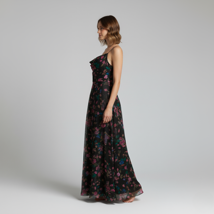 Lila | Blumiges Sommerkleid