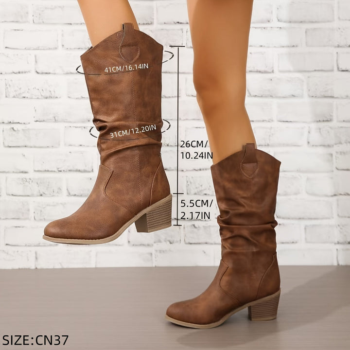 Florence | Bequeme Cowboystiefel mit weitem Schaft und Western-Charakter