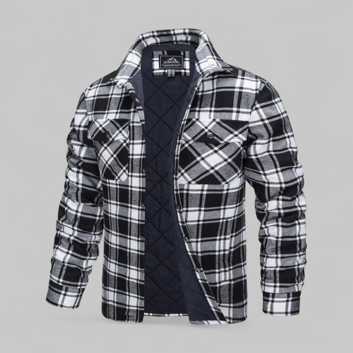 Tobias | Flannel Shirt Jacket – Comfortable Plaid Style