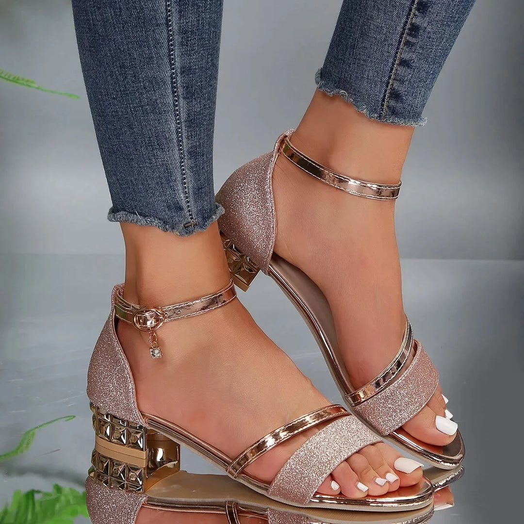 Regina | Block-Heel Sandals – Elegant Design for Women
