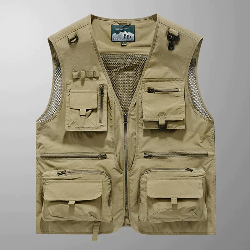 George | Gilet cargo da uomo da esterno, robusto e funzionale